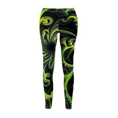 Leggings - The Psychedelic Octopus Bright Fractal Print